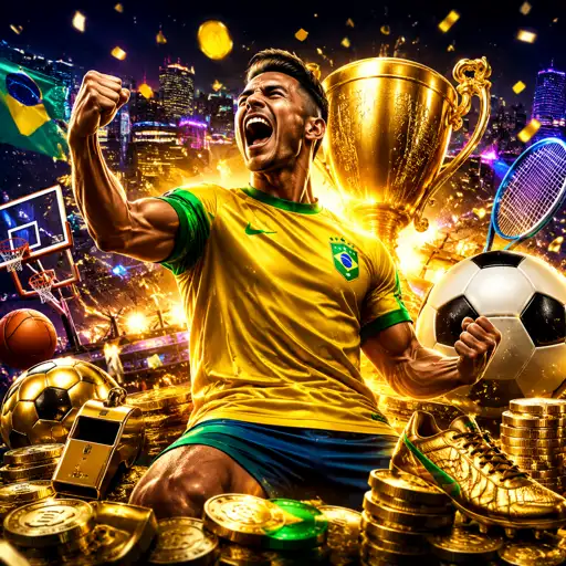 Tela de apostas esportivas do app com odds de futebol brasileiro