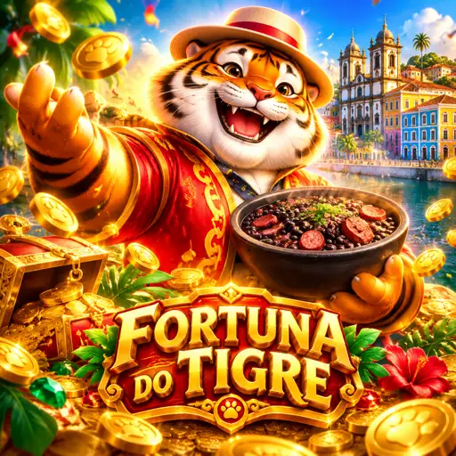 Tela do slot Fortune Tiger com grade de símbolos e valor da aposta