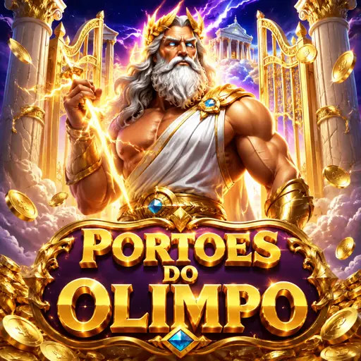 Tela do Gates of Olympus com símbolos de multiplicador na grade